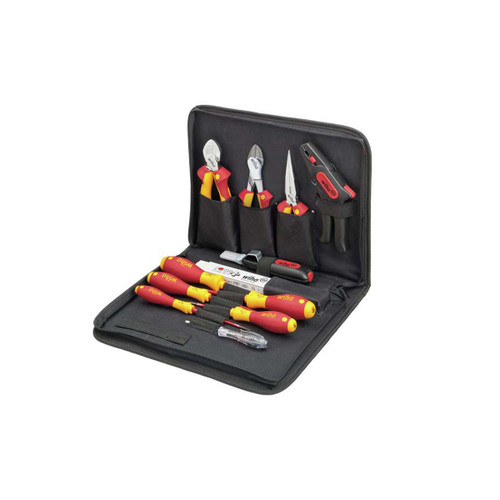 Wiha 36389 electrician Tool Set, 13 Piece