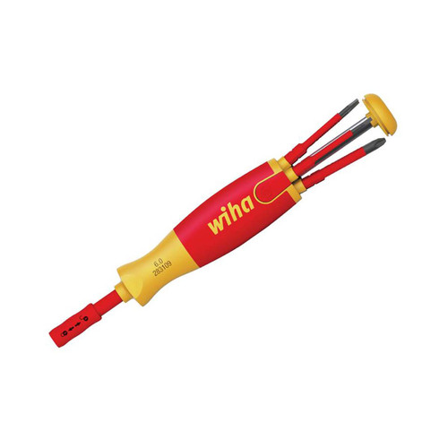 Wiha 41235 LiftUp electric Bit Magazine SL/PZ/PZS Screwdriver Set, 6 Piece