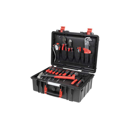 Wiha 45531 L Mechanic Basic Tool Set, 38 Piece (inc. Case)