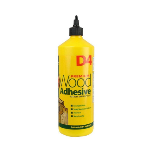 Everbuild D4 Waterproof Wood Adhesive 1 Litre (12 Pack)