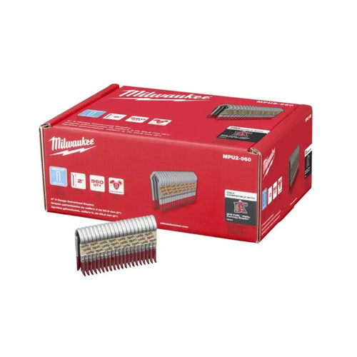 Milwaukee HDG-P960 50mm Fencing Staples Box of 960 (2 Boxes)