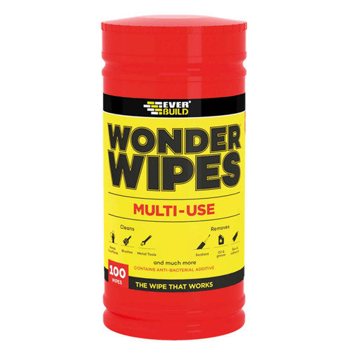 Everbuild WIPE80 Multi Use Wonder Wipes (12 Tubs of 100)