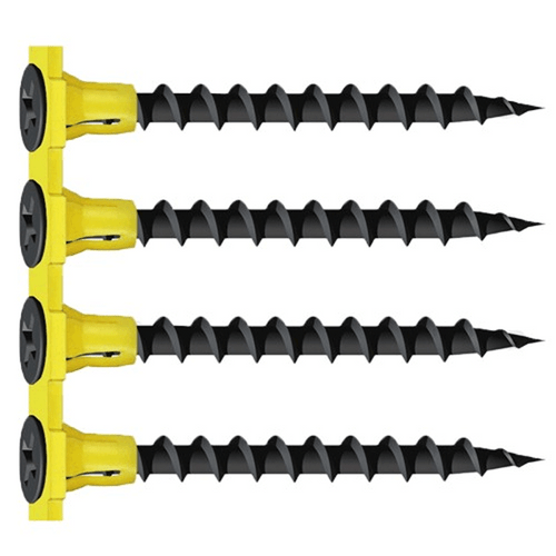 DeWalt DWF4100350 3.5 x 35 mm Coarse Thread Collated Drywall Screws Pack of 1000 (50 Packs)