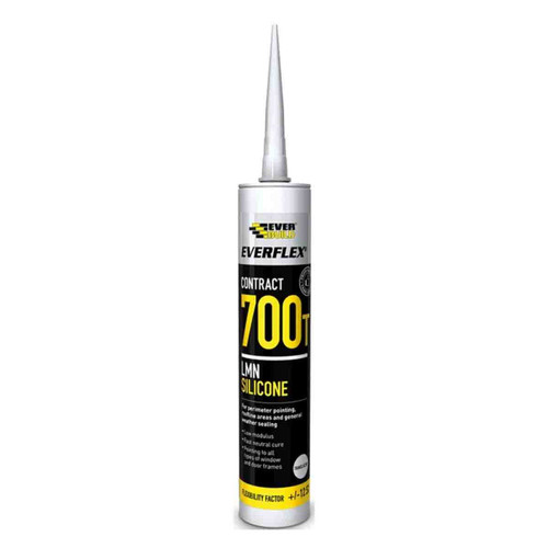 Everbuild 700TWE Everflex Contract 700T LMN Silicone 300ml White (Pack of 12)