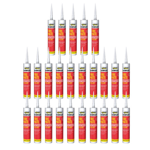 Everbuild FIRE Fire Mate Intumescent Sealant 750ml C3 White (25 Pack)