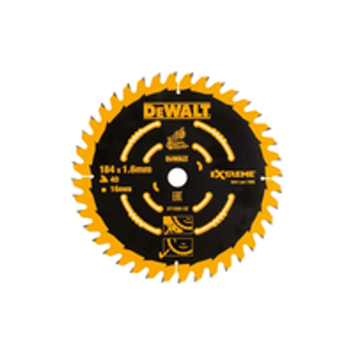 DeWalt DT1668-QZ Extreme Framing Circular Saw Blade 184 x 16mm 40T (3 Pack)