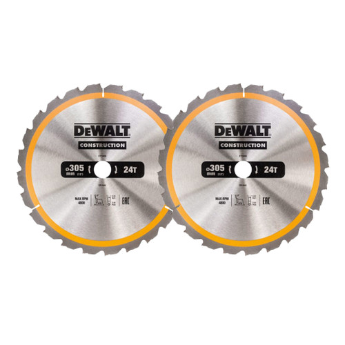 DeWalt DT1958-QZ Stationary Construction Circular Saw Blade 305 x 30mm 24T