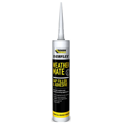 Everbuild WEACL Everflex Weather Mate Sealant Clear 295ml (6 Pack)