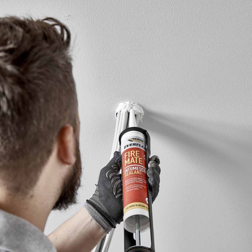 Everbuild Fire Mate Intumescent Sealant Grey 295ml (Pack of 6)