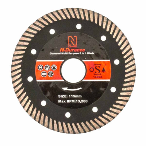 N-Durance Diamond Multi Purpose 5 in 1 Blade 115 x 22.2mm