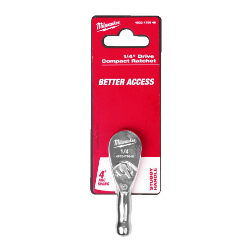 Milwaukee 4932479646 1/4" Stubby Ratchet