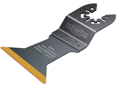 Faithful Multi-Functional Tool Bi-Metal Flush Cut TiN Coated Blade 45mm