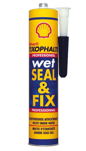 Illbruck Shell Tixophalte Wet Seal & Fix Bituminous Sealant 310ml