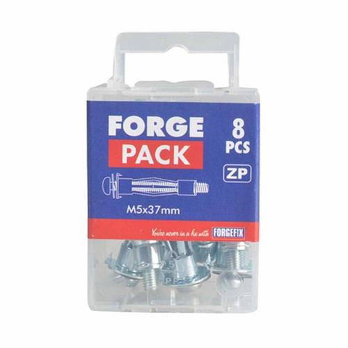Forgefix Cavity Wall Anchor Zinc Plated M5 x 52mm Pack of 100