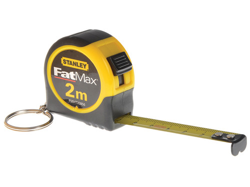 Stanley STA133856 Key Ring Tape 2m (Width 13mm) | Toolden