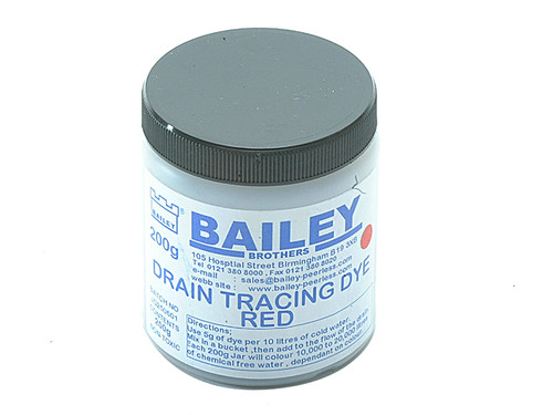 Bailey BAI3590 3590 Drain Tracing Dye - Red | Toolden