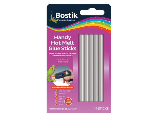Bostik BSTHGSAP Handy Glue Sticks All Purpose 8 x 102mm Pack of 14 | Toolden