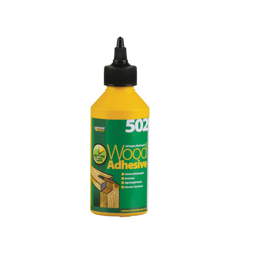 Everbuild EVBWOOD1 502 All Purpose Weatherproof Wood Adhesive 1 Litre | Toolden