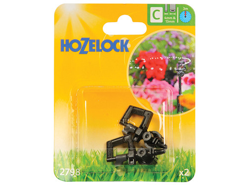 Hozelock HOZ2798 Mini Sprinkler 4mm/13mm (2 Pack) | Toolden