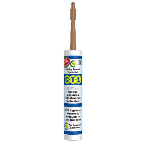 CT1 Sealant & Construction Adhesive Brown 290ml