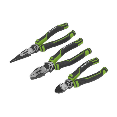 Sealey AK8376HV 3 Piece High Leverage Hi Vis Plier Set