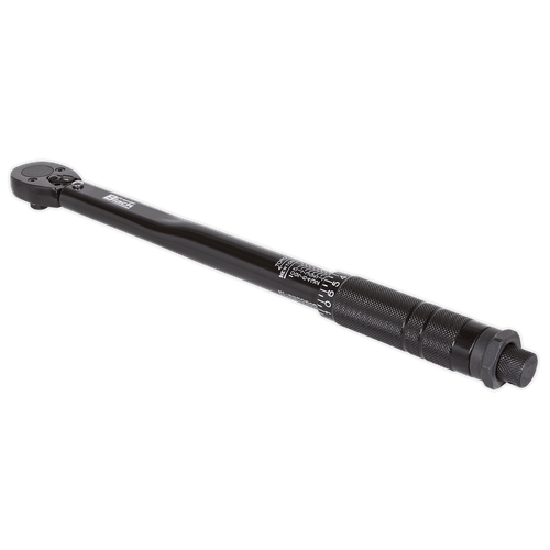 Sealey AK623B 3/8"Sq Drive Calibrated Micrometer Torque Wrench - Black Series