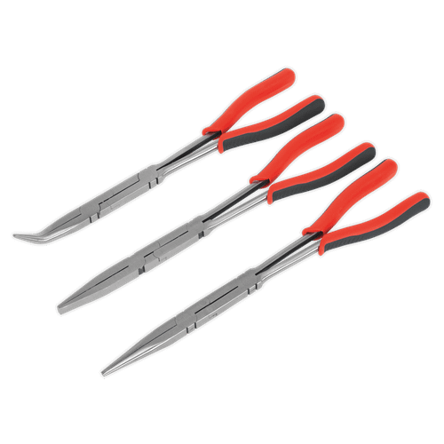 Sealey AK8580 Double Joint Pliers Set 3pc Long Reach 335mm