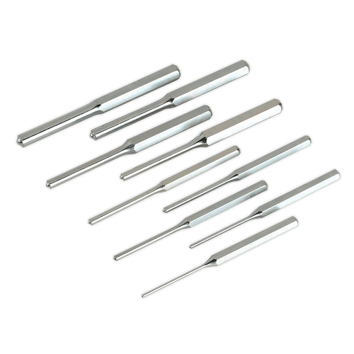 Sealey AK9109M Roll Pin Punch Set 9pc 3-12mm Metric