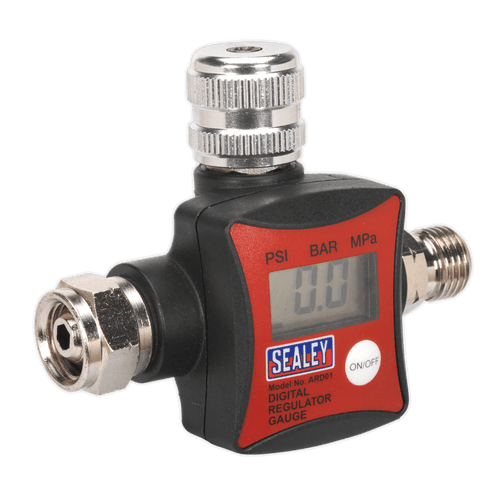 Sealey ARD01 On-Gun Air Pressure Regulator/Gauge Digital