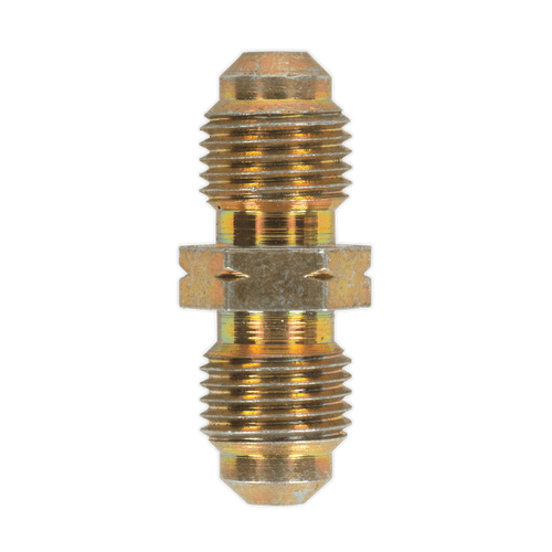 Sealey BC101MC Brake Tube Connector M10 x 1mm Male to Male Pack of 10