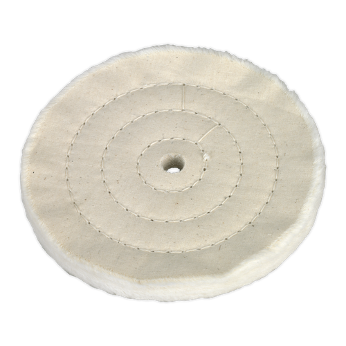 Sealey BG150BW Buffing Wheel 150 x 13mm 13mm Bore Fine