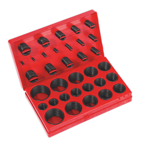 Sealey BOR419 Rubber O-Ring Assortment 419pc - Metric