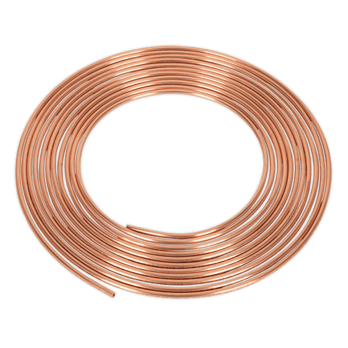 Sealey CBP002 Brake Pipe Copper Tubing 22 Gauge 3/16" x 25ft BS EN 12449 C106 Sealey CBP002 Brake Pipe Copper Tubing 22 Gauge 3/16" x 25ft BS EN 12449 C106