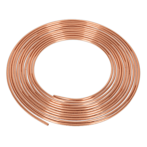 Sealey CBP002 Brake Pipe Copper Tubing 22 Gauge 3/16" x 25ft BS EN 12449 C106