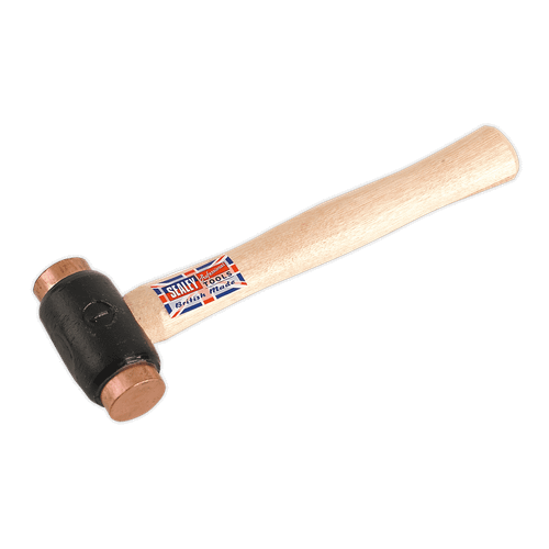 Sealey CFH02 Copper Faced Hammer 1.75lb Hickory Shaft