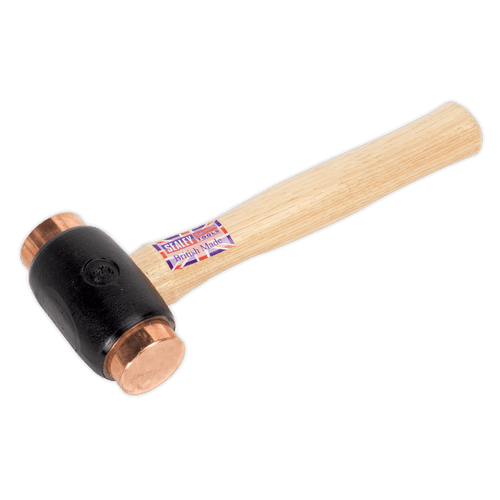 Sealey CFH04 Copper Faced Hammer 4.3lb Hickory Shaft