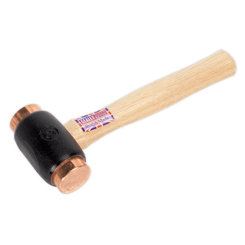 Sealey CFH04 Copper Faced Hammer 4.3lb Hickory Shaft