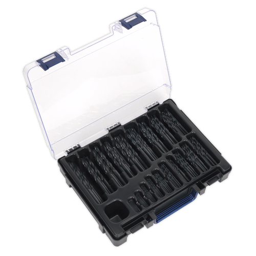 Sealey DBS170RF HSS Roll Forged Drill Bit Assortment 170pc 1-10mm