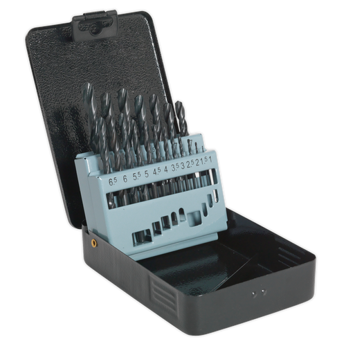 Sealey DBS19RF HSS Roll Forged Drill Bit Set 19pc 1-10mm