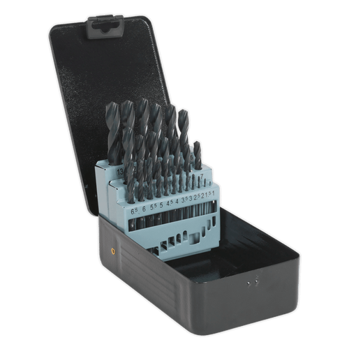 Sealey DBS25RF HSS Roll Forged Drill Bit Set 25pc 1-13mm