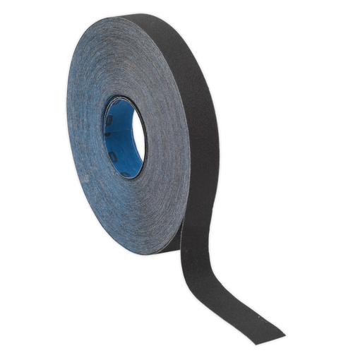 Sealey ER252560 Emery Roll Blue Twill 25mm x 25m 60Grit