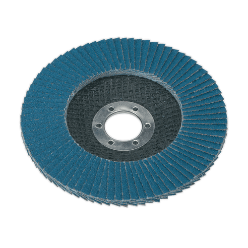 Sealey FD12560 Flap Disc Zirconium 125mm 22mm Bore 60Grit