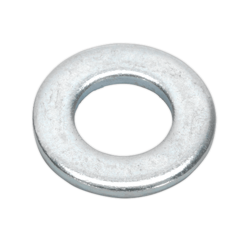 Sealey FWA817 Flat Washer M8 x 17mm Form A Zinc DIN 125 Pack of 100