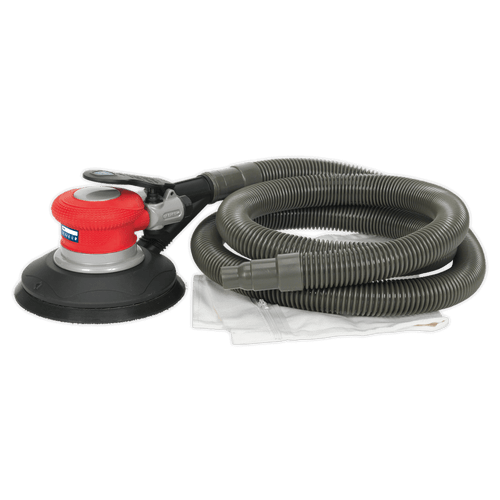 Sealey GSA06  Air Palm Random Orbital Sander 150mm Dust-Free Self-Contained