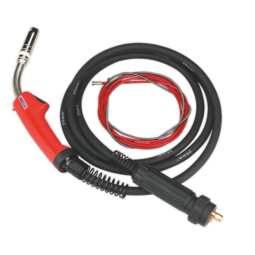 Sealey MIG/T25 MIG Torch 3m Euro Connector TB25