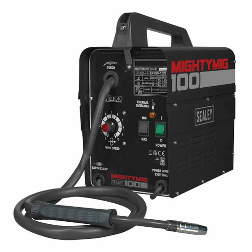 Sealey MIGHTYMIG100 Professional No-Gas MIG Welder 100Amp 230V