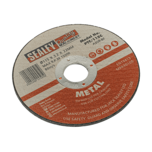Sealey PTC/115C Cutting Disc 115 x 3mm 22mm Bore