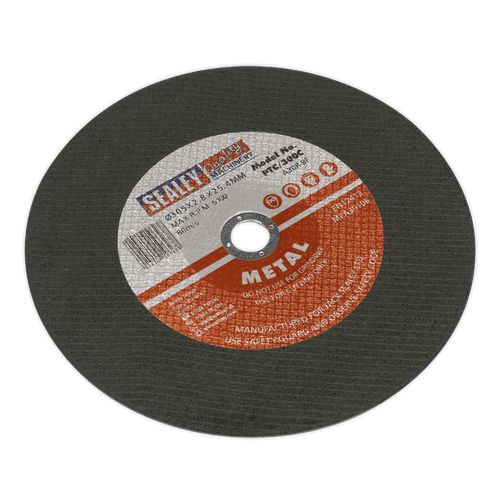 Sealey PTC/300C Cutting Disc 305 x 2.8mm 25.4mm Bore