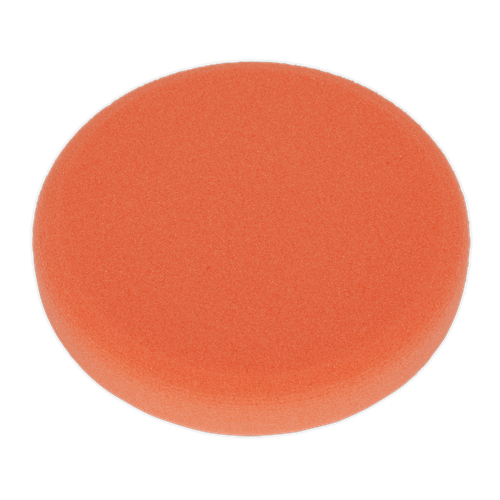 Sealey PTCCHV150O Buffing & Polishing Foam Head Hook & Loop 150 x 25mm Orange/Firm