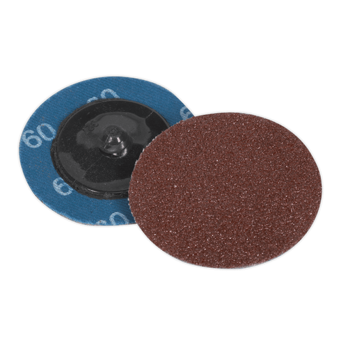 Sealey PTCQC5060 Quick Change Sanding Disc 50mm 60Grit Pack of 10